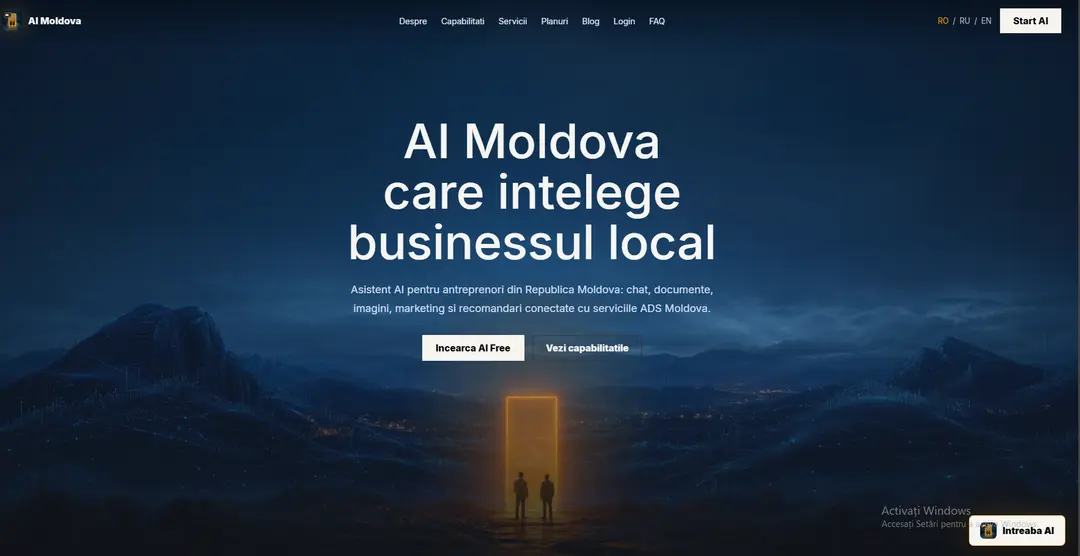Captură AI Moldova din portofoliul ADS Moldova